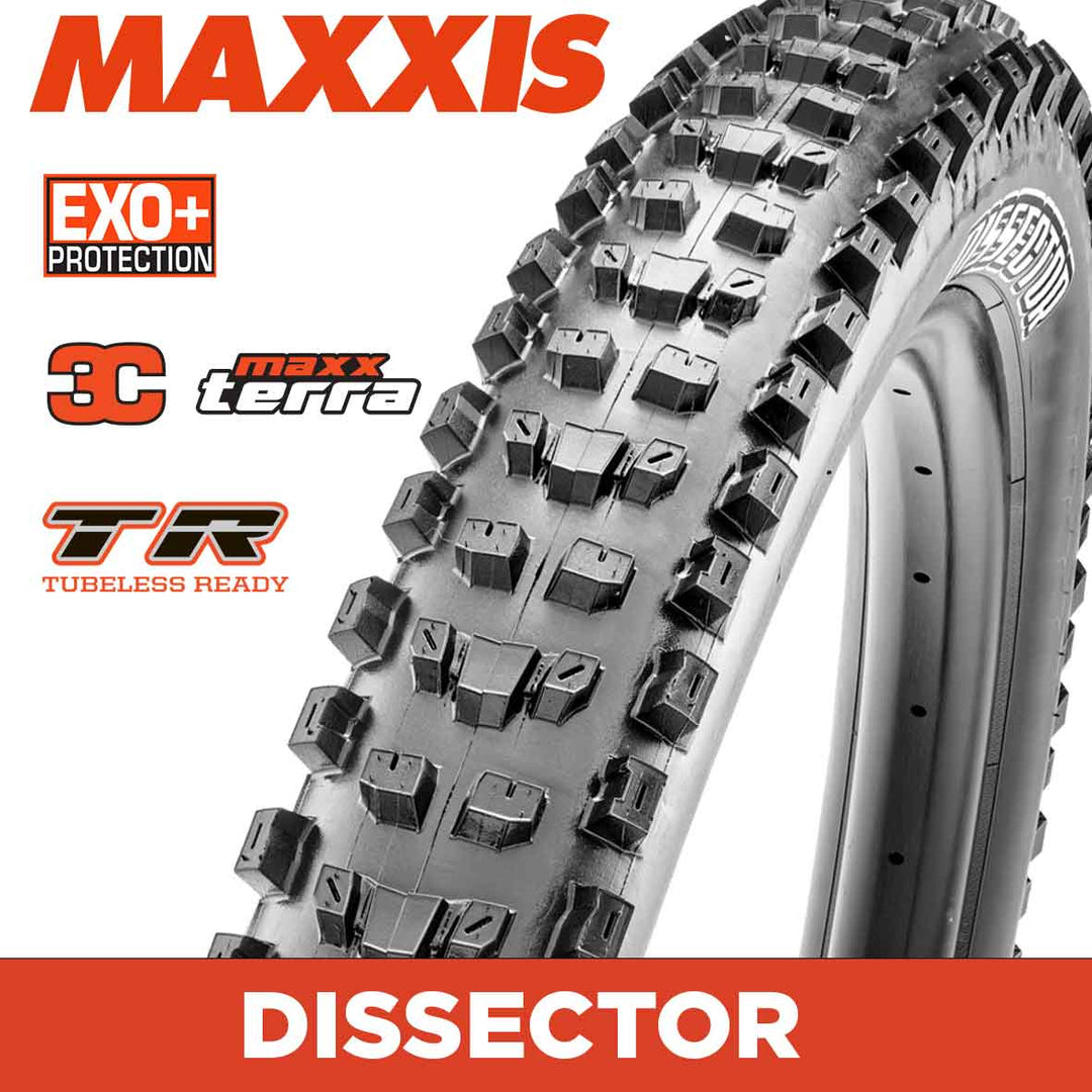 MAXXIS Mountain - DISSECTOR - 27.5X2.40 - 3C MAXXTERRA / EXO+ / TR - Foldable 60 TPI E25