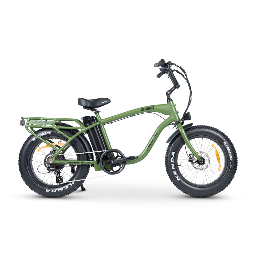 AMPD Brothers Stubbie S3 Electric Bike Combat Green