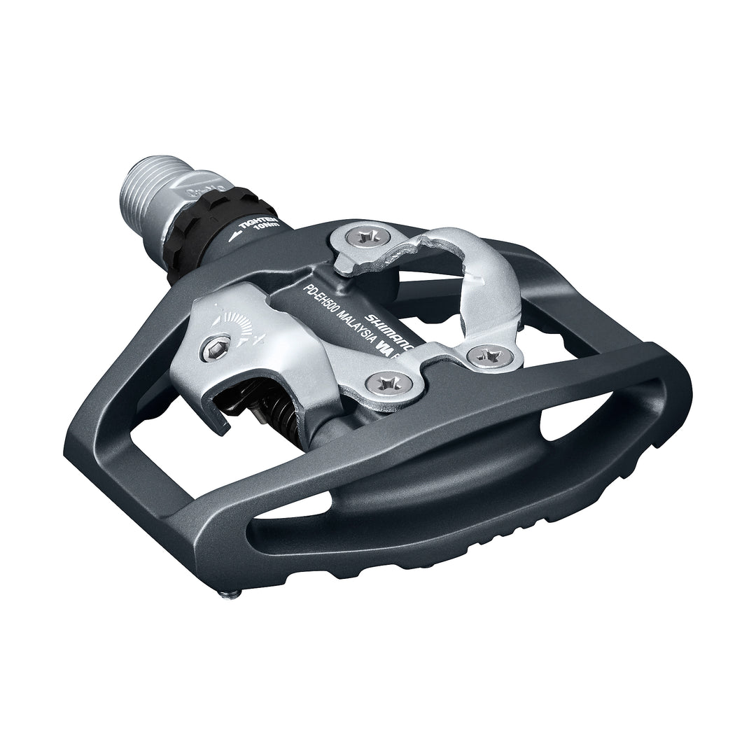 Shimano PD-EH500 SPD / Flat Pedals - Single Sided, Dark Grey