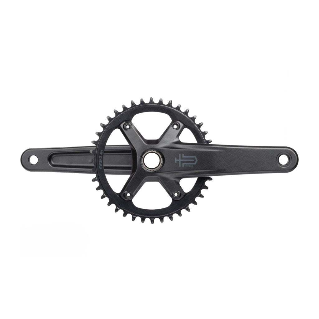 microSHIFT Sword Crankset - 10 Speed - 1x 40T - 165mm