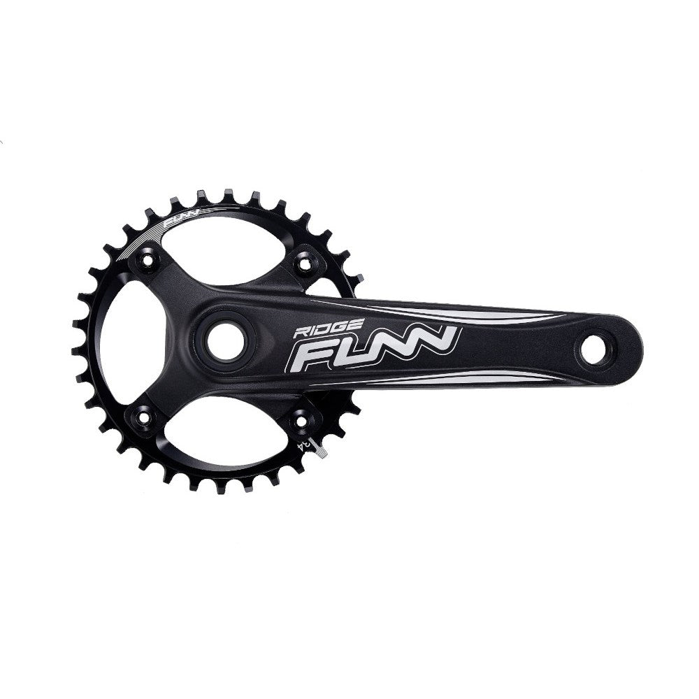 FUNN Ridge Crankset - 104mm BCD, BSA BB Included, 24mm Axle - 34T / 170mm