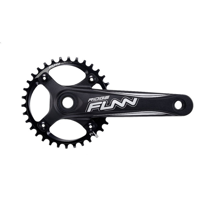 FUNN Ridge Crankset - 104mm BCD, BSA BB Included, 24mm Axle - 34T / 170mm