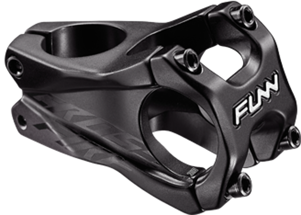 Funn Stem - Crossfire - 31.8mm - 35mm - 0° Rise - Steer 1-1/8 Inch - Black