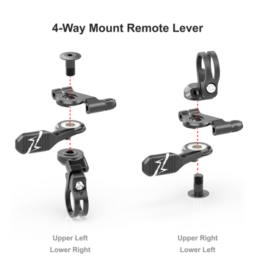 Funn Remote Lever - Fits Exterrnal & Internal Routing Droppers - Black