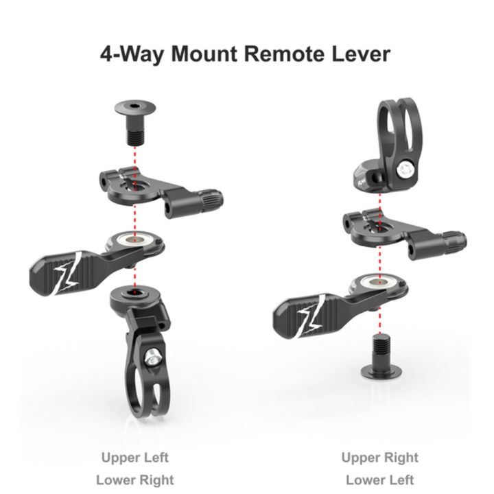 Funn Remote Lever - Fits Exterrnal & Internal Routing Droppers - Black