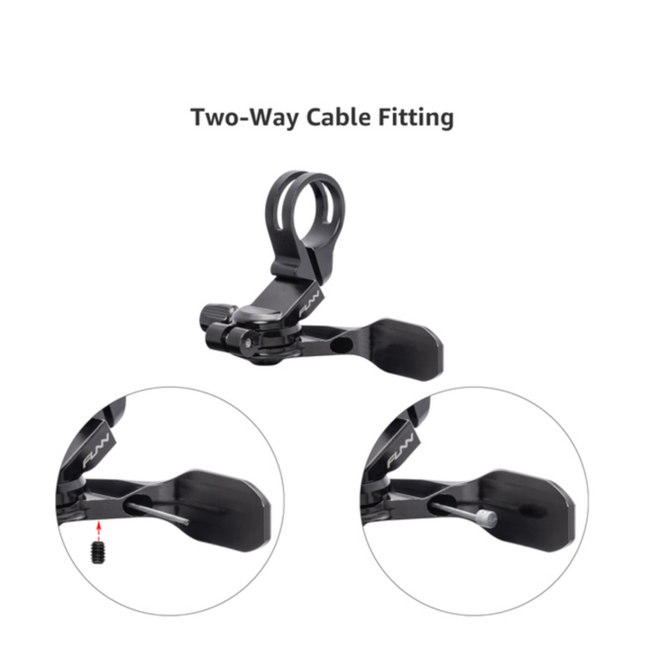Funn Remote Lever - Fits Exterrnal & Internal Routing Droppers - Black