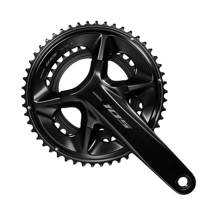 SHIMANO 105 Crankset FC-R7100 HOLLOWTECH II 12-speed 160.0 mm 50-34T Black Without BB parts Without CG