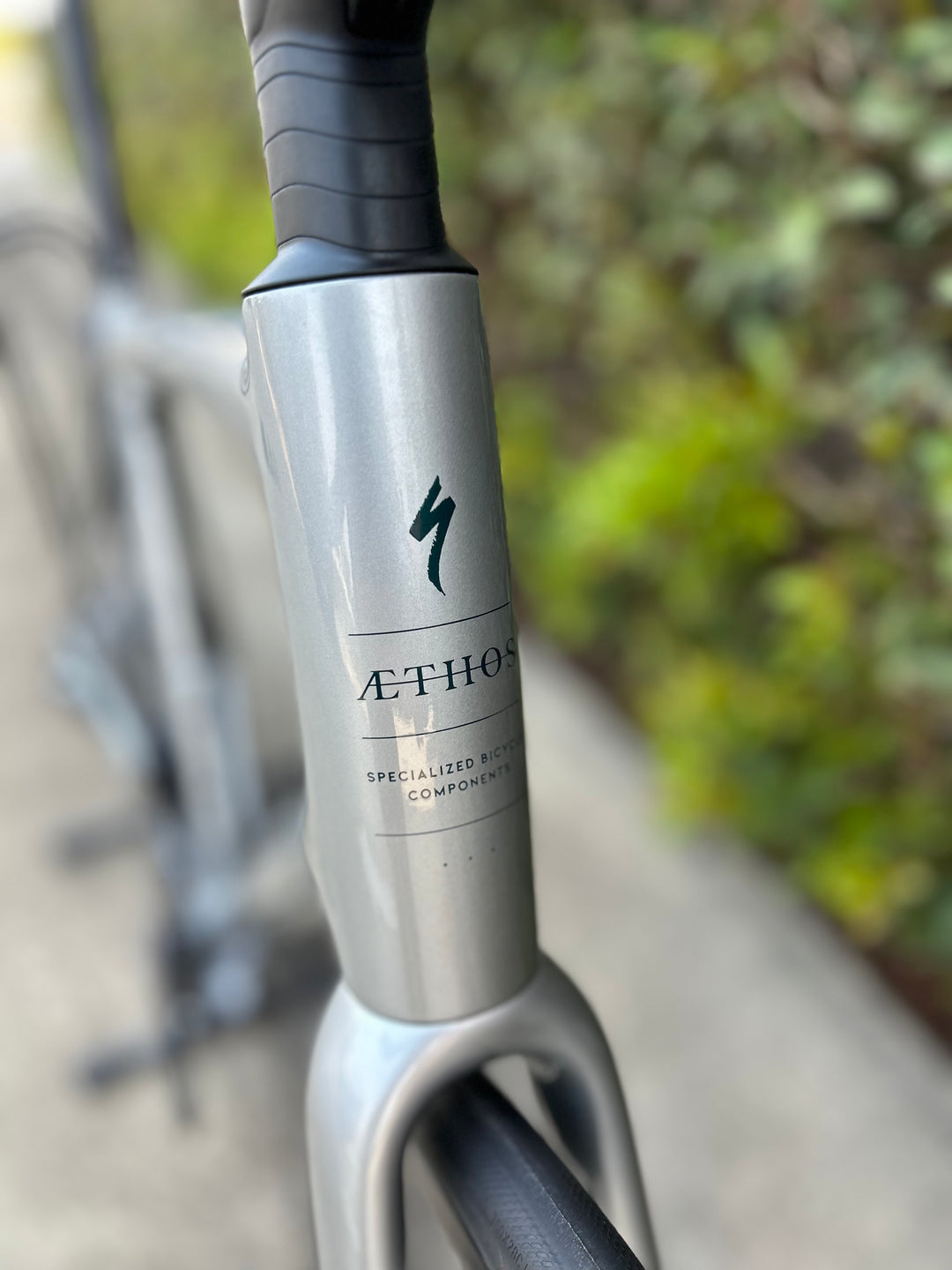 Aethos Pro AXS – Shadow Silver/Emerald Metallic
