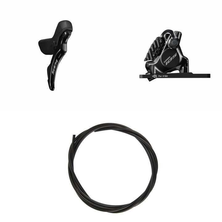 Shimano 105 ST-R7120 Shift/Brake Lever & BR-R7170 Caliper Kit - 12-Speed Hydraulic Disc