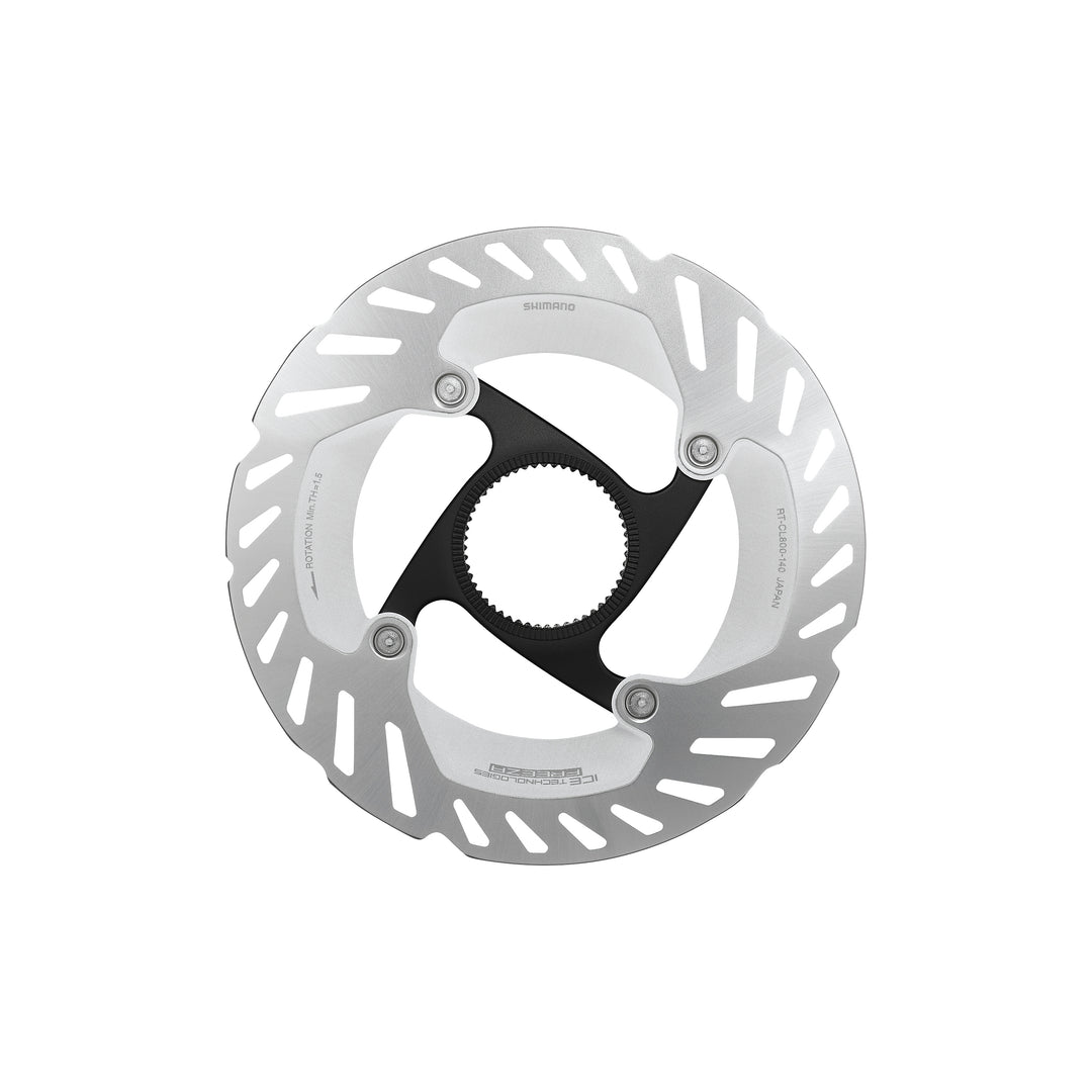 SHIMANO Disc Brake Rotor RT-CL800 CENTER LOCK ICE TECHNOLOGIES FREEZA 140 mm