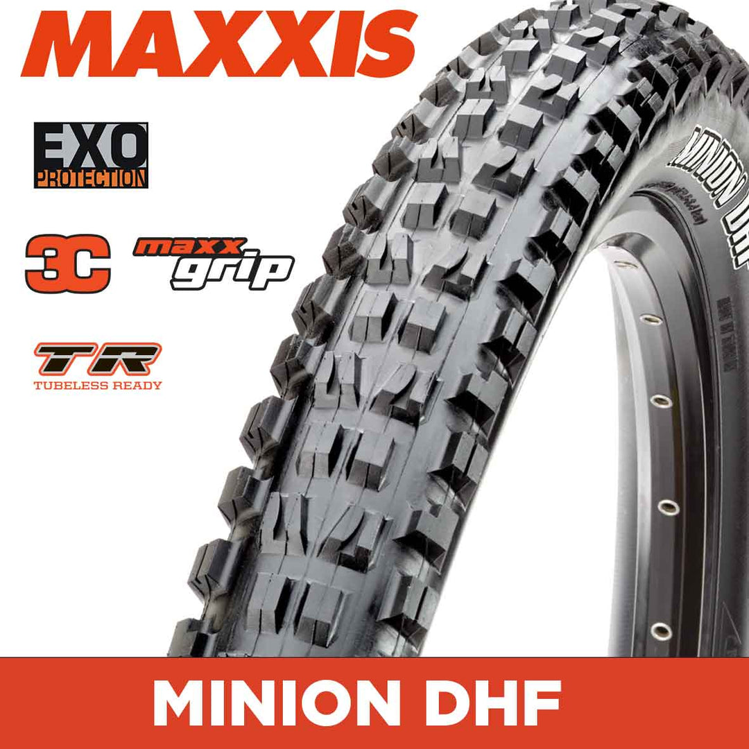 MAXXIS MOUNTAIN - MINION DHF - 27.5x2.50 - 3C MaxxGrip / EXO / TR - Foldable 60 TPI E25