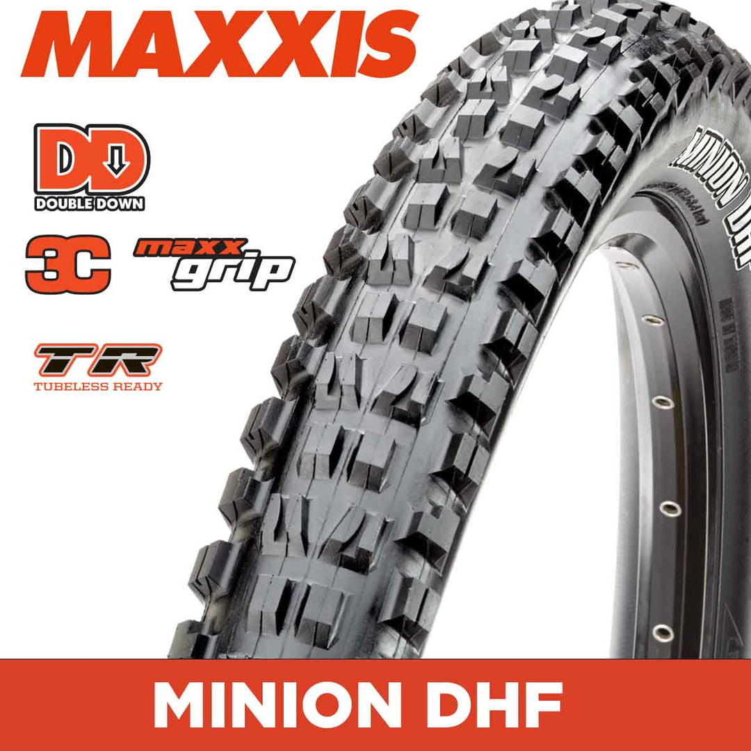 MAXXIS MOUNTAIN - MINION DHF - 27.5x2.50 - 3C MaxxGrip / DD / TR - Foldable 120X2 TPI E25