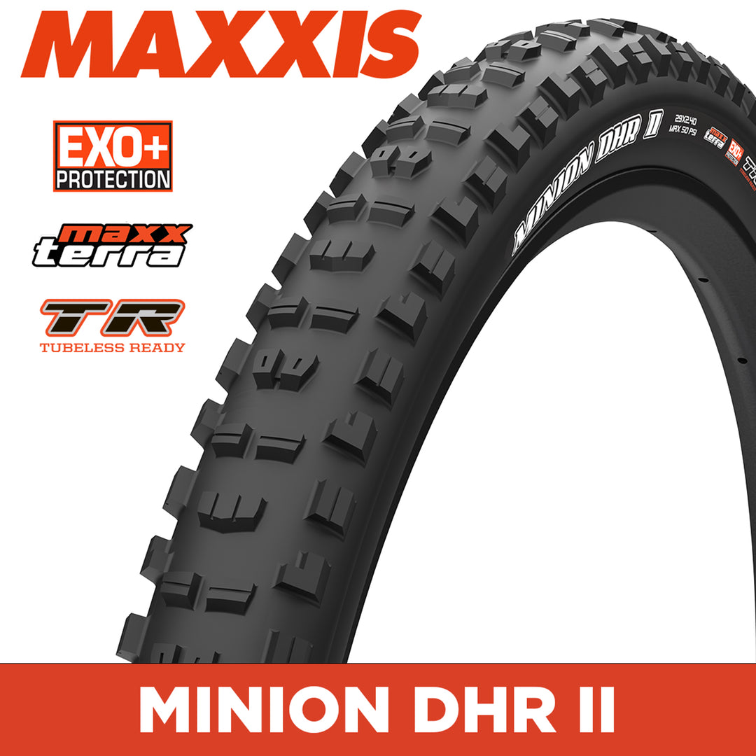 MAXXIS Mountain - MINION DHR II - 29X2.50 - MAXXTERRA / EXO+ / TR - Foldable 60 TPI E25