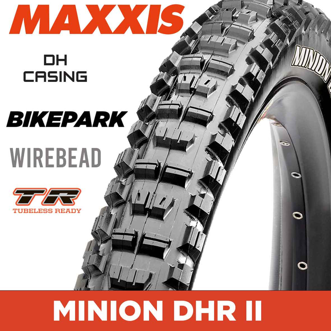 MAXXIS Downhill - MINION DHR II - 29X2.40 - BIKEPARK / DH / TR - Wire 60X2 TPI E25