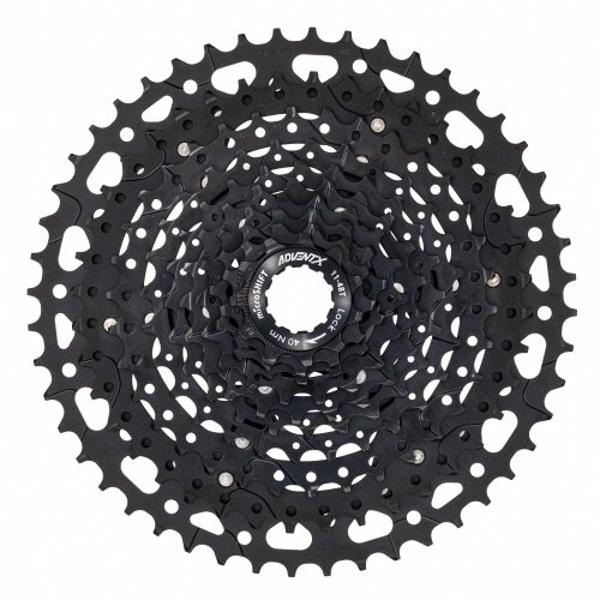 microSHIFT Advent X CS-G104 Cassette - 10 Speed 11-48T (Alloy Spider)