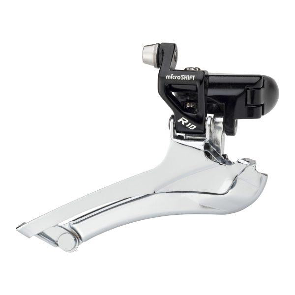 microSHIFT R10 FD-R712 Front Derailleur - 2x10 - Clamp - Black