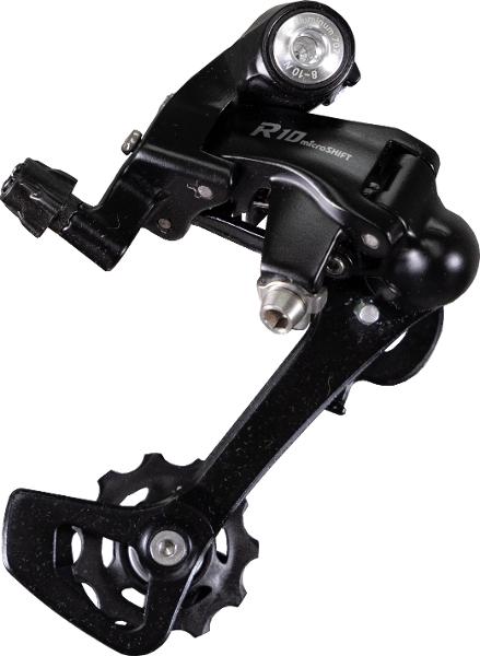 microSHIFT R10 RD-R47 Rear Derailleur - 10 Speed - Long 3x - Black