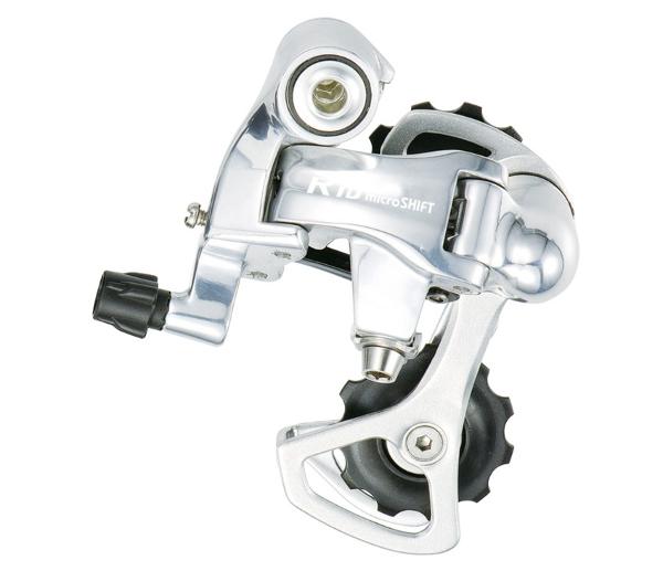 microSHIFT R10 RD-R47 Rear Derailleur - 10 Speed - Long 3x - Silver