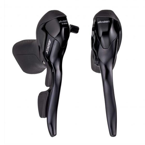 microSHIFT Advent X SB-M100A Drop Bar Shifters - 1x10
