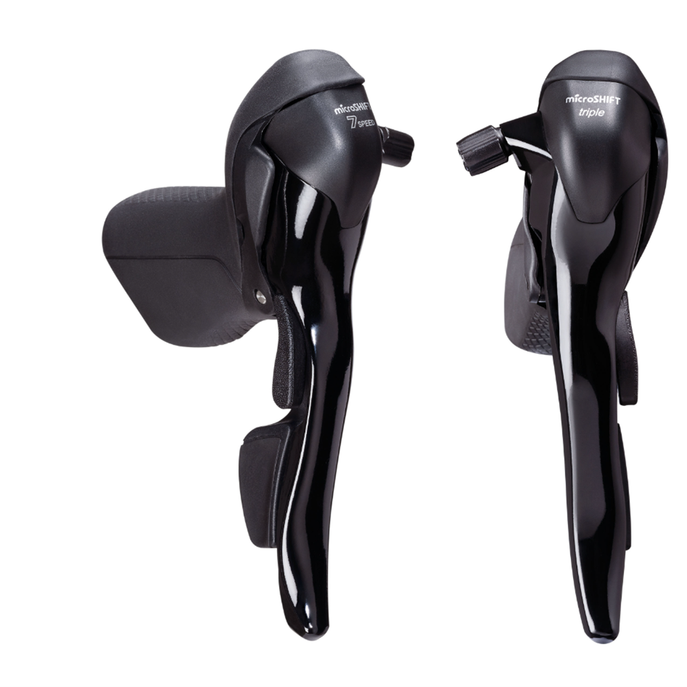 microSHIFT SB-R37x Drop Bar Shifters - 7 Speed - 2x7
