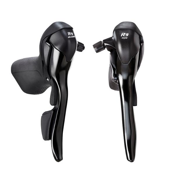 microSHIFT R9 SB-R493 Drop Bar Shifters - 3x9