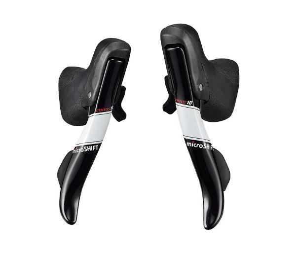 microSHIFT Centos SB-R502B Drop Bar Shifters - 2x10 (Tiagra 4700)