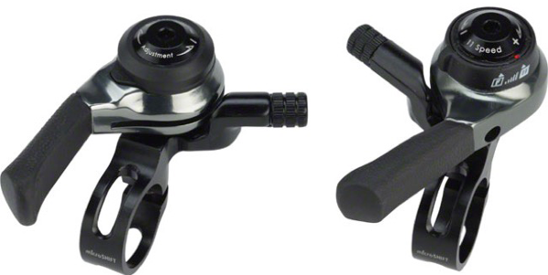 microSHIFT SL-M11 Thumb Shifters - 2/3x11 Pair