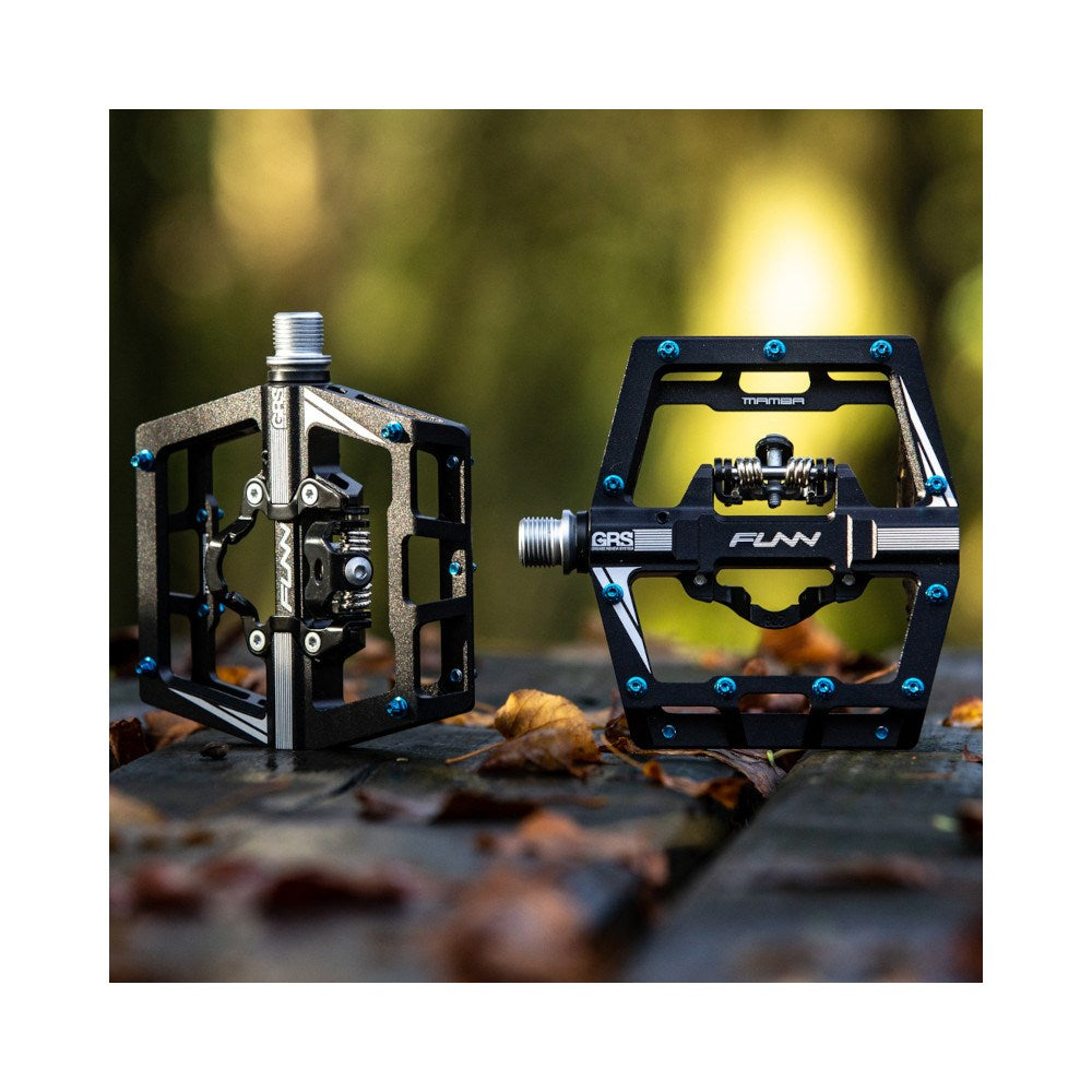 Funn Pedal - Mamba - One Side Clip MTB Pedals SPD - Black