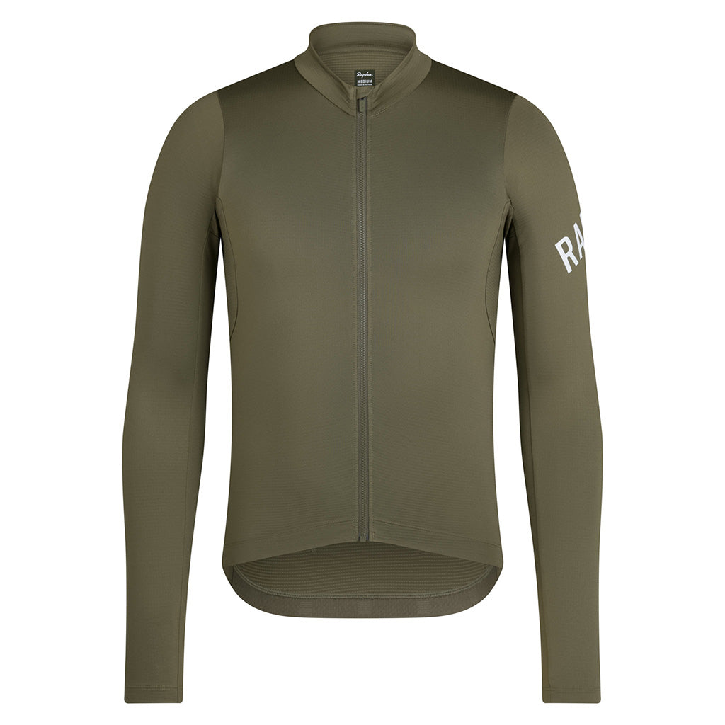 Rapha Pro Team LS Midweight Jersey Green/White