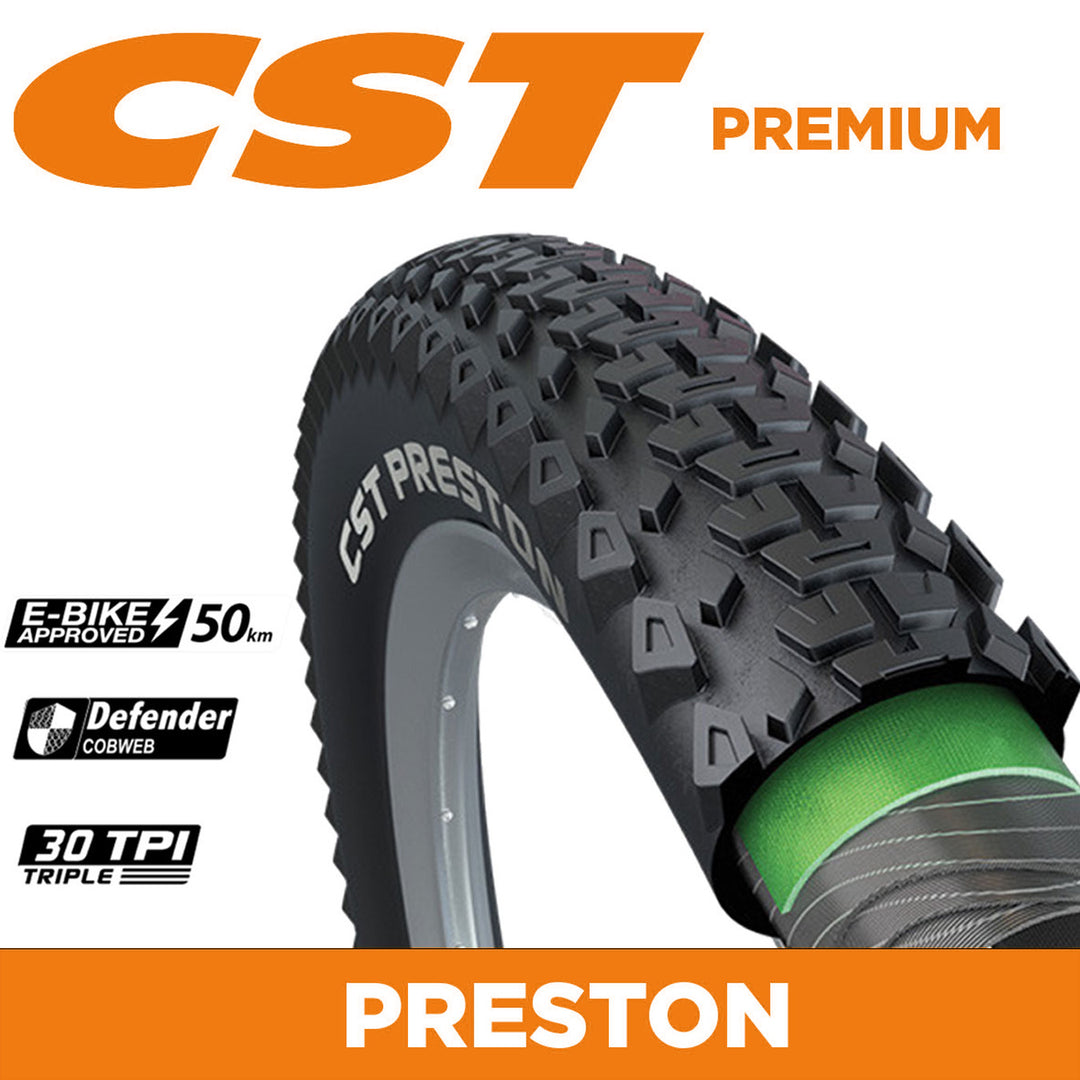 CST Preston Tyre - 27.5 x 2.35 Wire E25