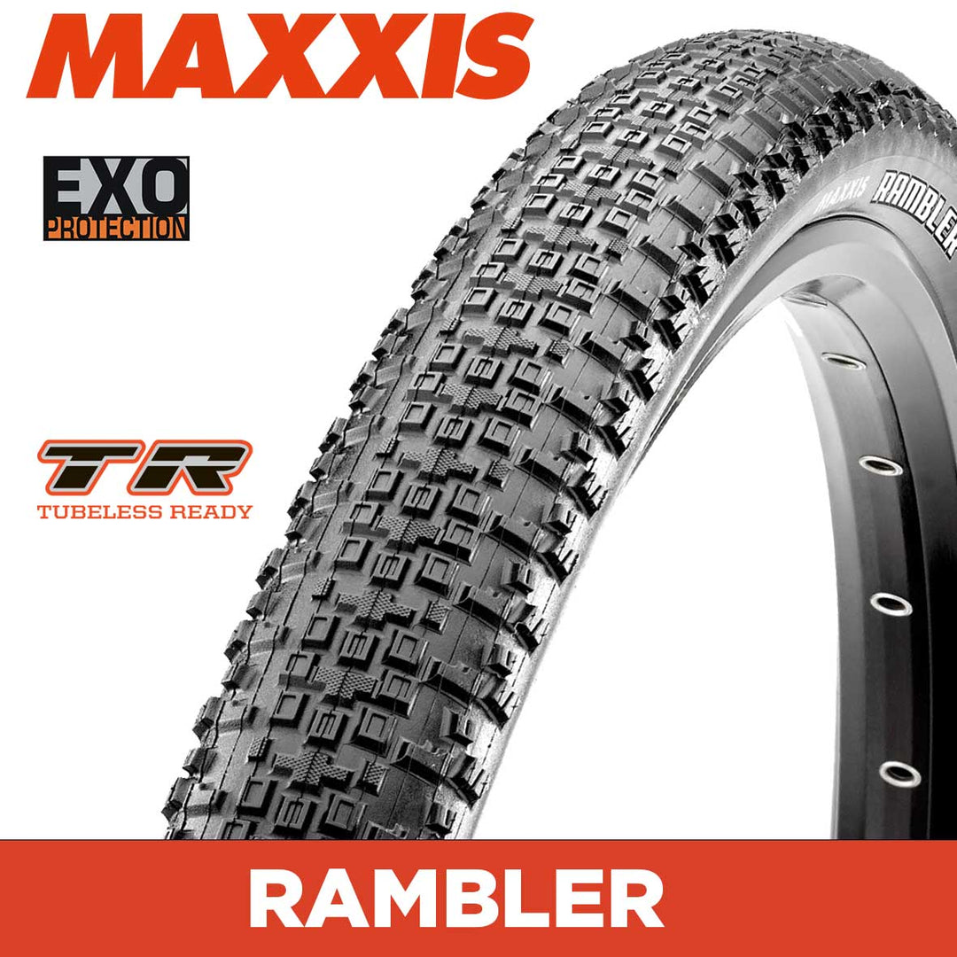 MAXXIS GRAVEL - RAMBLER - 700X40C - EXO / TR - Foldable 120 TPI E25