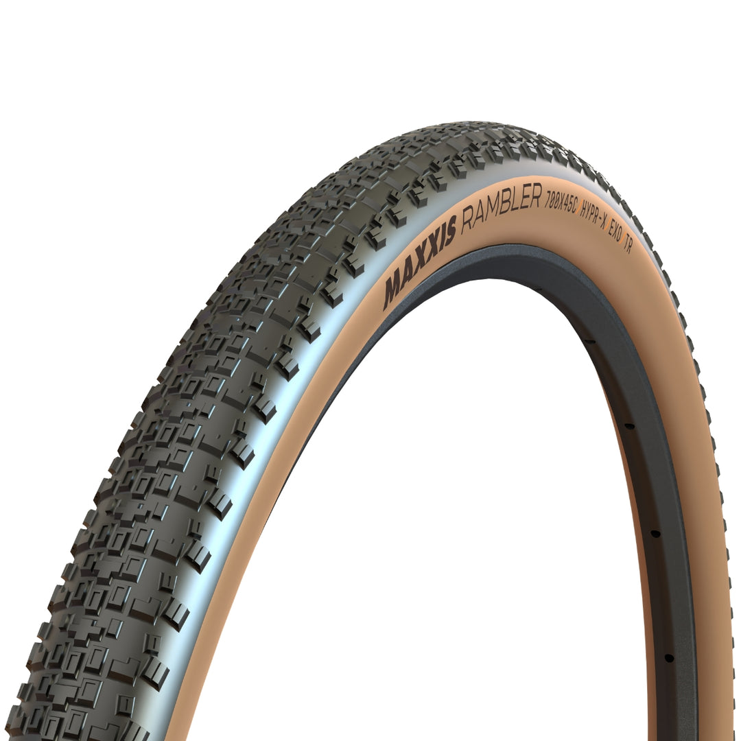 MAXXIS Gravel - RAMBLER - 700X45C - HYPR-X / EXO / TR / Tanwall - Foldable 120 TPI E25