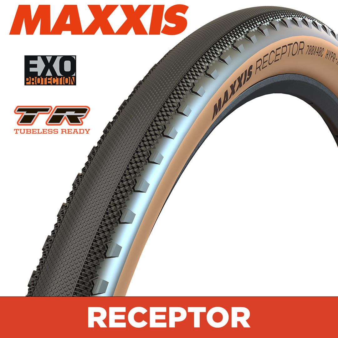 MAXXIS GRAVEL - RECEPTOR - 650X47B - EXO / TR / Tanwall - Foldable 120 TPI E25