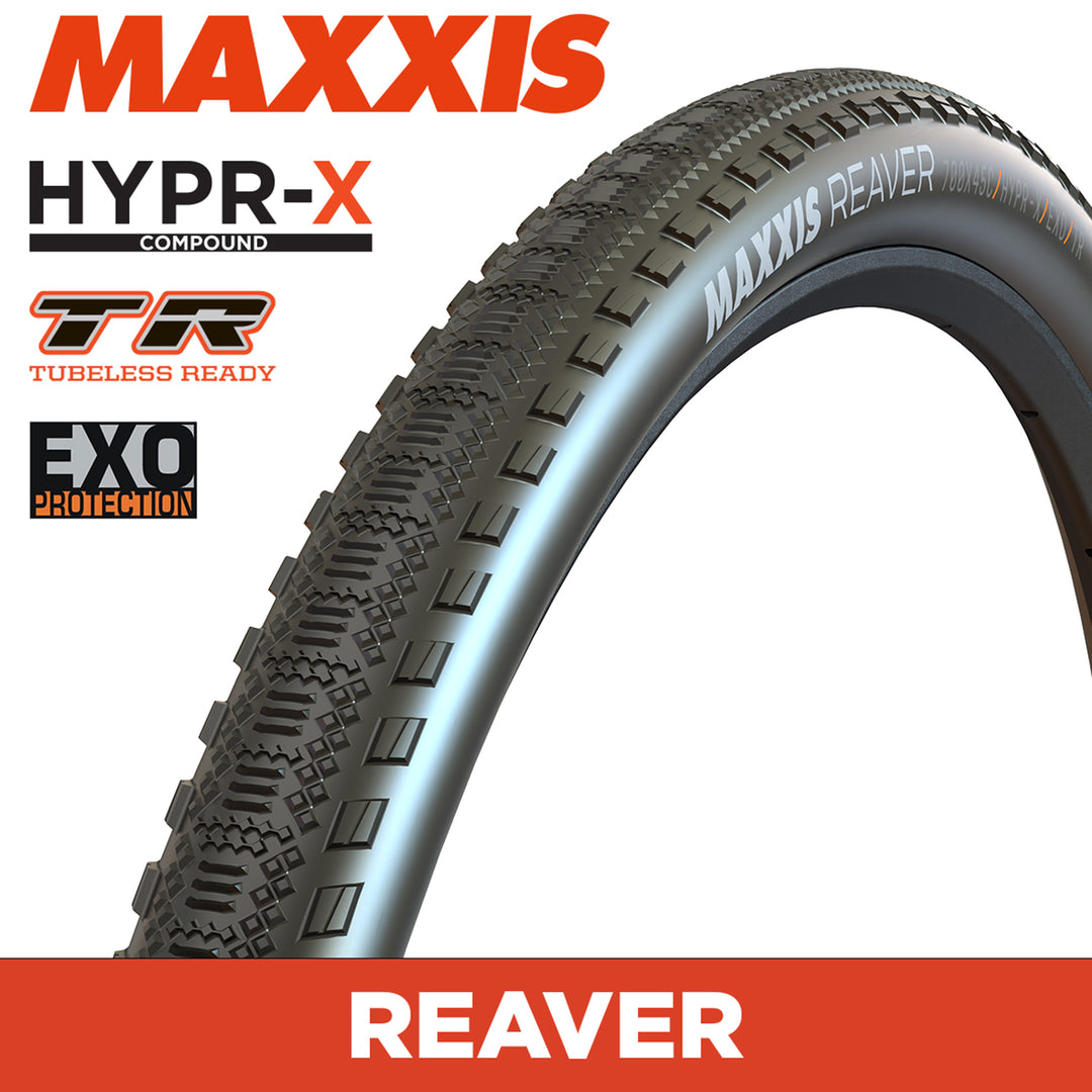 MAXXIS Gravel - REAVER - 700X45C - HYPR-X / EXO / TR - Foldable 120 TPI E25