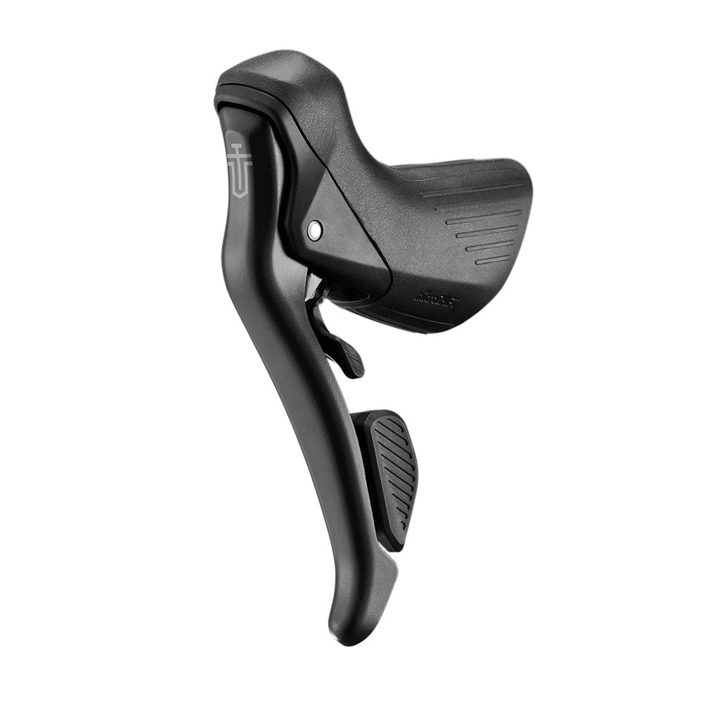 microSHIFT Sword Black Drop Bar Shifters - 2x9 - Left Shifter (2x)