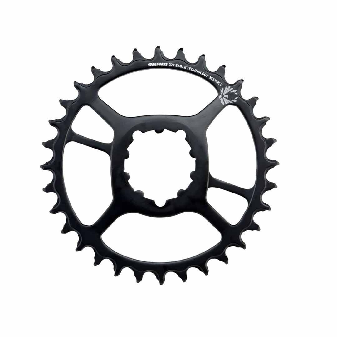 SRAM Chainring - X-SYNC 2 Steel 32T Direct Mount 3mm Offset Boost - Black - Mackay Cycles - SR116218041004 - SRAM
