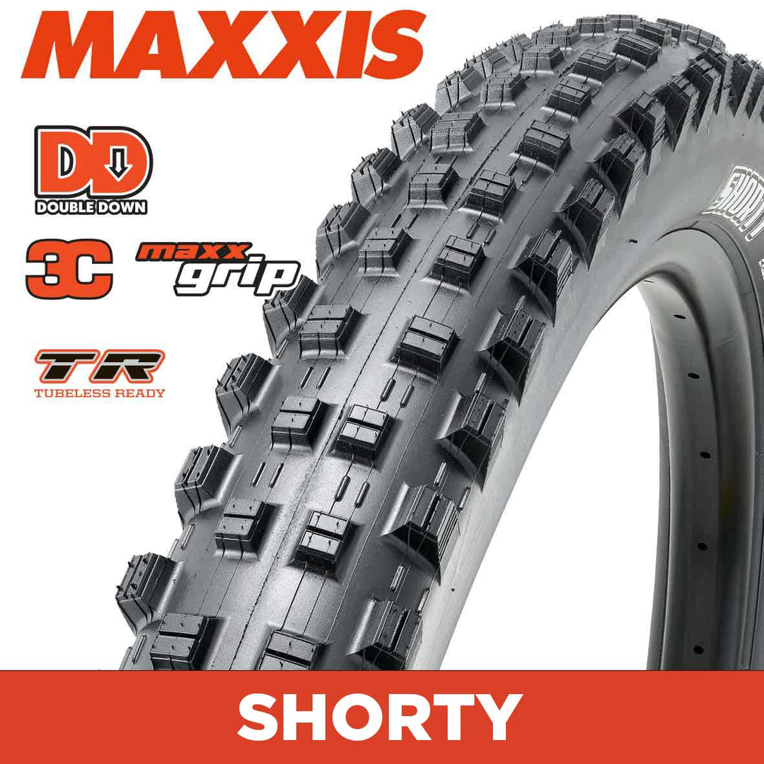 MAXXIS MOUNTAIN - SHORTY - 27.5X2.40 - 3C MaxxGrip / DD / TR - Foldable 120X2 TPI E25
