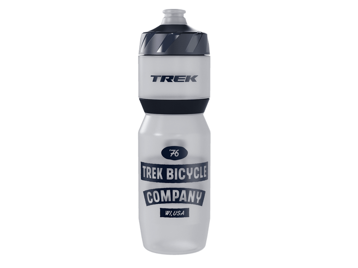 Trek Voda Flow 26oz water bottle, Nautical Navy/Clear