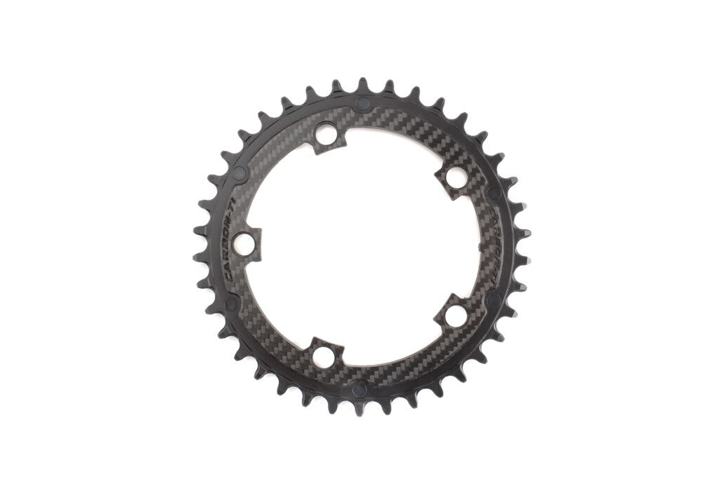 Carbon-Ti X-SingleCarbon Chainring - 38T x 110 BCD (5-arm)