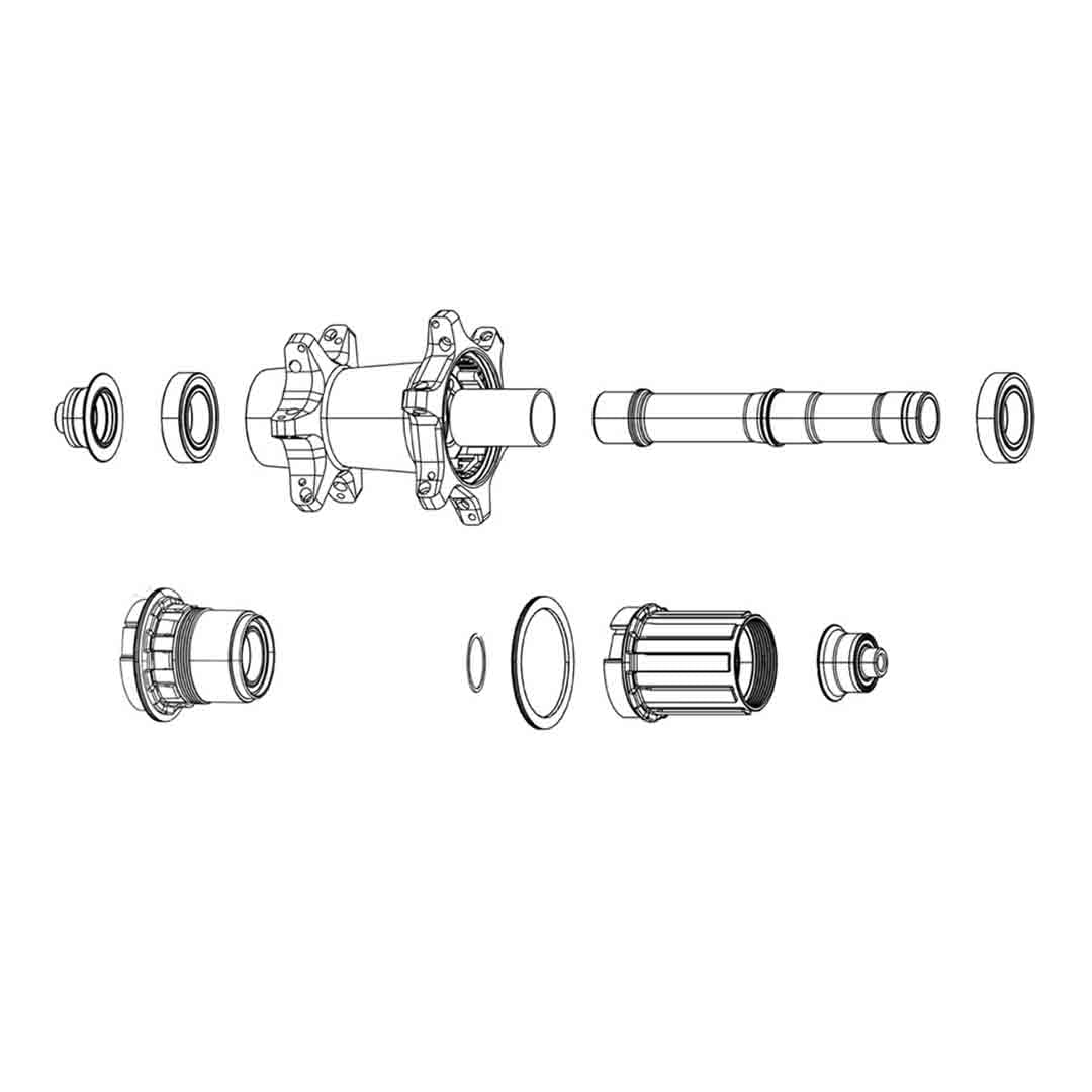 Zipp END CAP SET R Cogntn V2 RIM