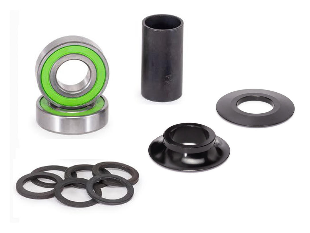 SaltPlus Echo Mid BB Set - 19mm Spindle, 41mm OD, Black