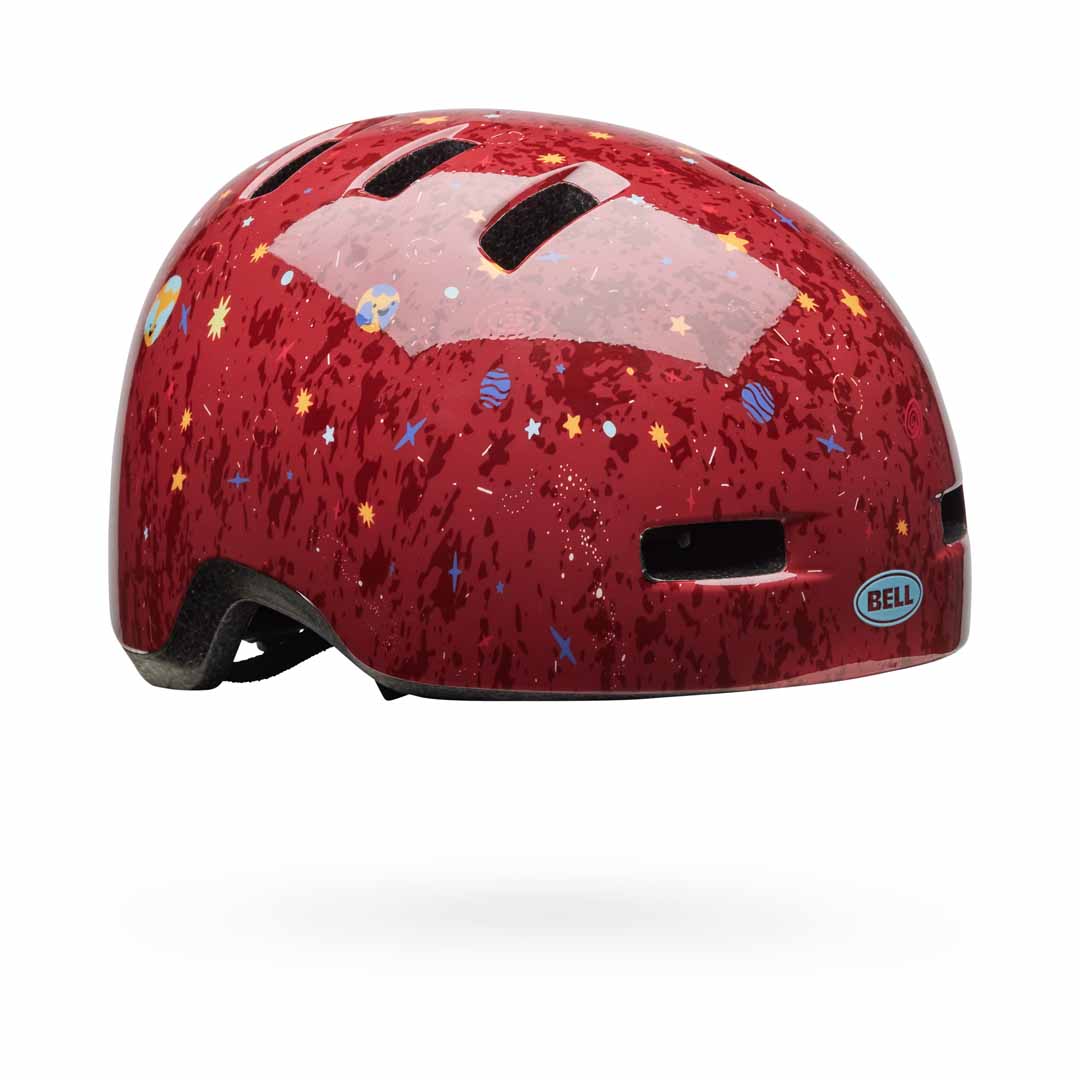 Bell Lil Ripper Planets Helmet — Dark Red