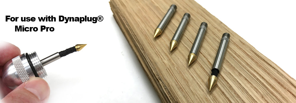 Dynaplug Insertion Tubes with Pre-loaded Plugs for Tubeless Bicycle Tires (4-Pack, Soft Nose Tip)