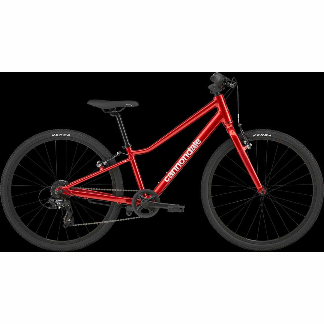 Cannondale Kids Quick 24 kids bike in Metallic Red — Cannondale, at Mackay Cycles