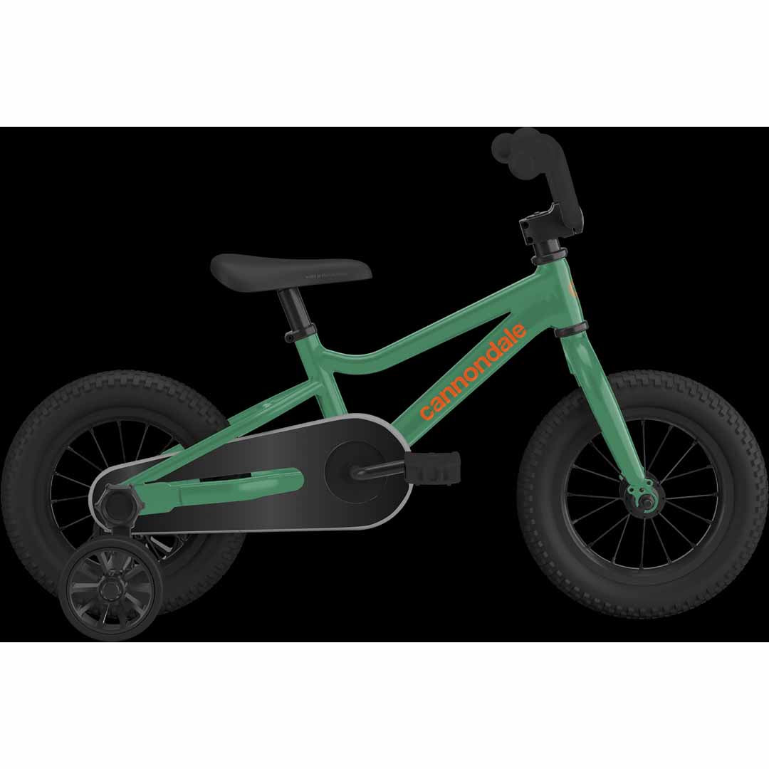 Cannondale Kids Trail 12 kids bike in Spruce Green — Cannondale, at Mackay Cycles