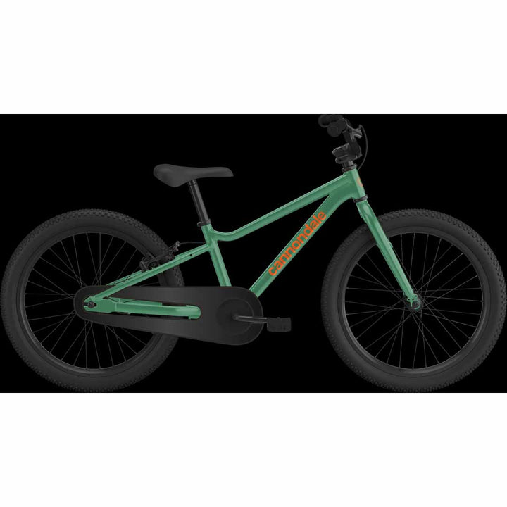 Cannondale Kids Trail 20 Single-Speed kids bike in Spruce Green — Cannondale, at Mackay Cycles
