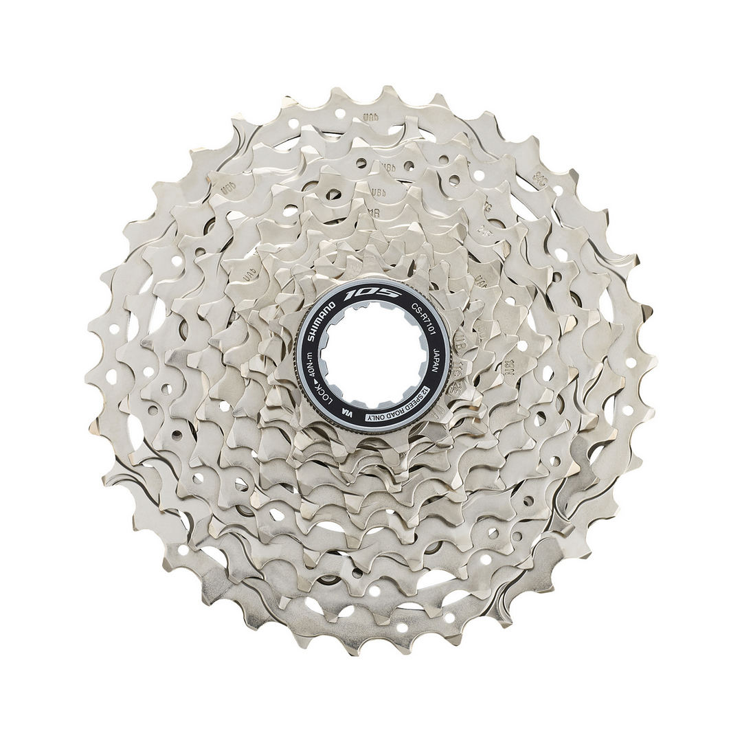 Shimano 105 CS-R7101-12 Cassette - 11-34T, 12-Speed (1)