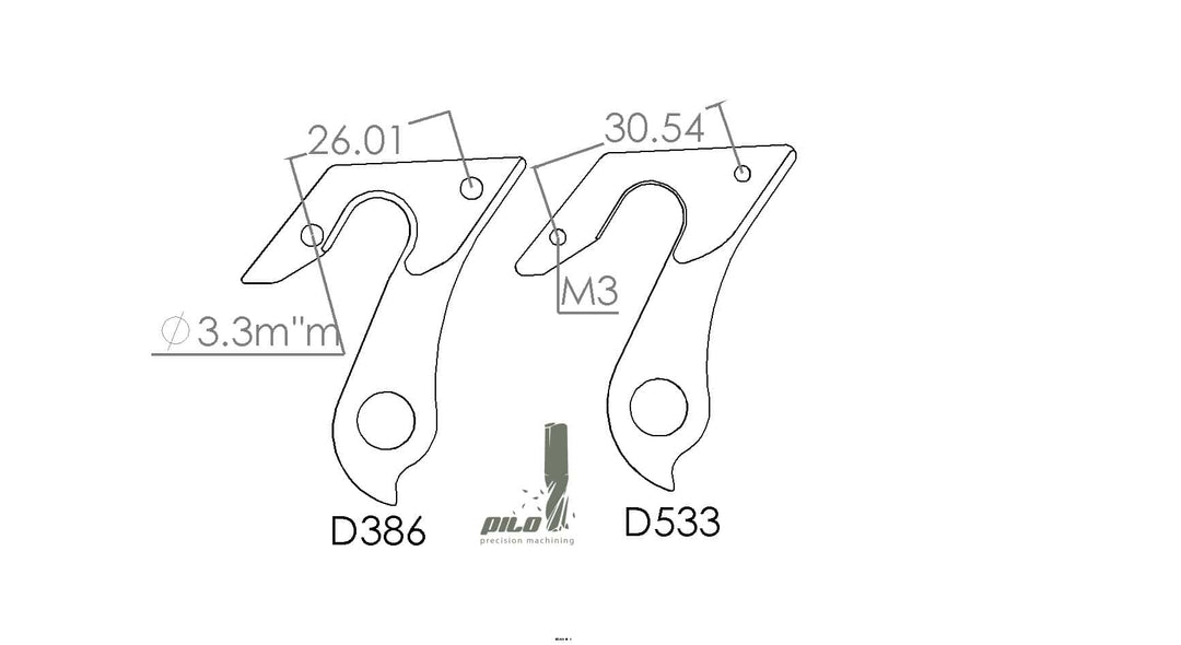Pilo Derailleur Hanger D533 - Cannondale