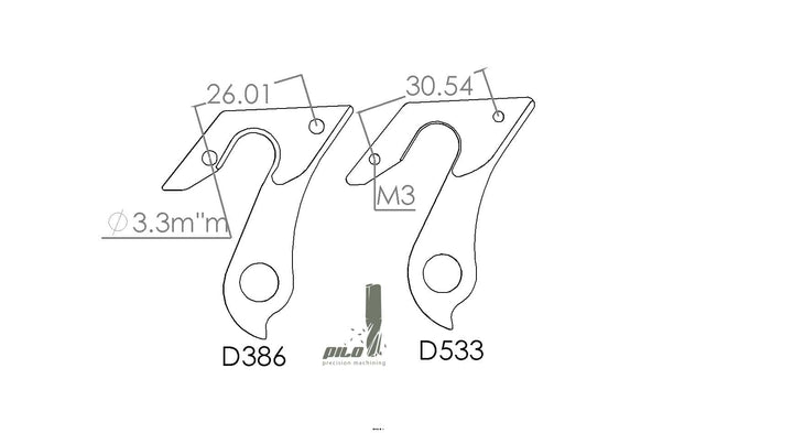 Pilo Derailleur Hanger D533 - Cannondale