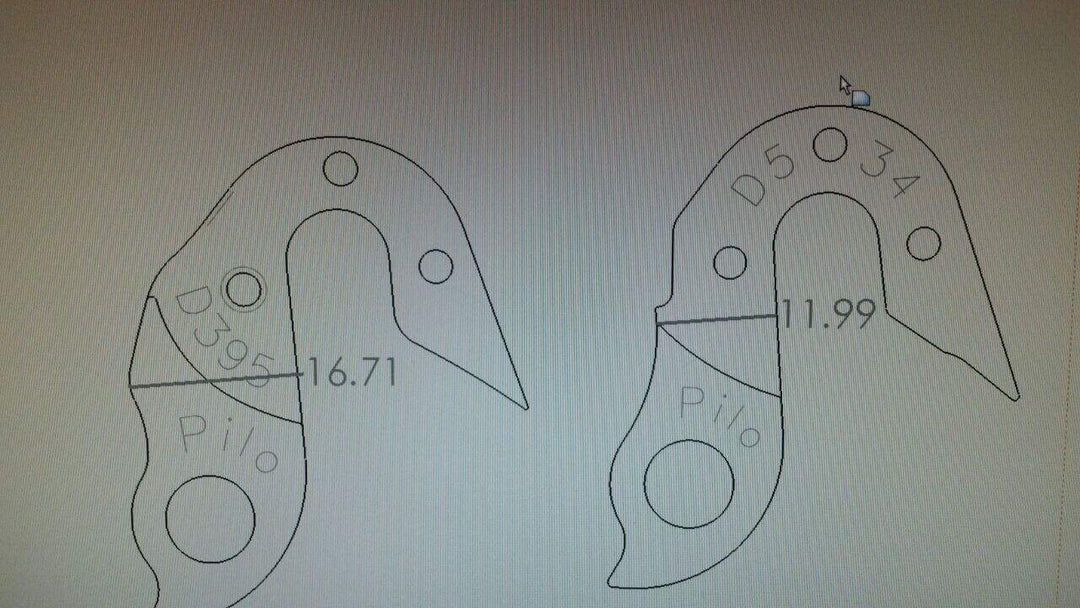 Pilo Derailleur Hanger D534 - Cipollini